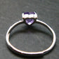 Natural Faceted Rich Purple Color Amethyst Ring - 1.23 Grams - Size adjustable