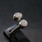 Very Rare White Cryolite 925 Silver Ring from Greenland - Size 8 - 2.38 Grams
