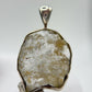 Raw Herderite Pendant – Natural Crystal in Sterling Silver Setting - 3.90g