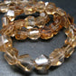 Extremely Rare Brown Champagne Topaz Necklace From Pakistan - 17" - 10mm Facetted Beads