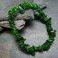 Chrome Diopside Genuine Bracelet ~ 7 Inches ~ 8mm Tumbled Beads