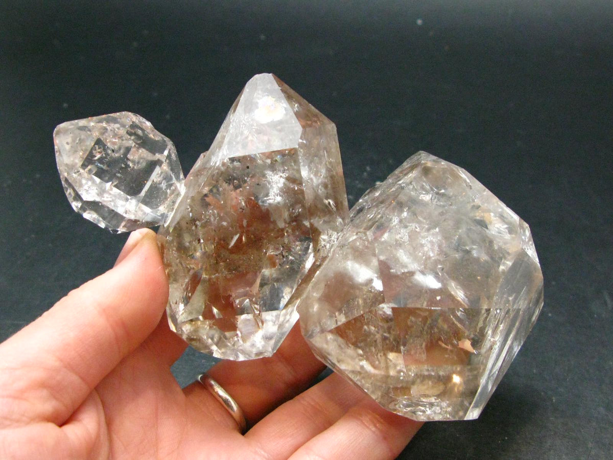 Fine Herkimer Diamond Quartz Crystal From New York - 4.5" - 239.14 Grams