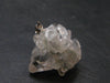 Clear Apophylite Apophyllite Crystal Silver Pendant From India - 1.0" - 6.20 Grams