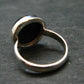 Real!! Very Rare Nuumite Nuummite Sterling Silver Ring from Greenland - 5.71 Grams - Size 8