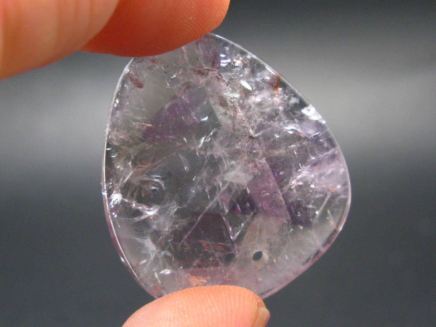 Rare Auralite Super 23 Amethyst Pendant From Canada - 1.3" - 7.84 Grams