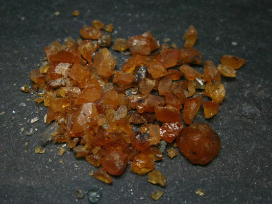 Lot of Spessartine Garnet Crystals and Offcuts From Tanzania - 29.75 Carats