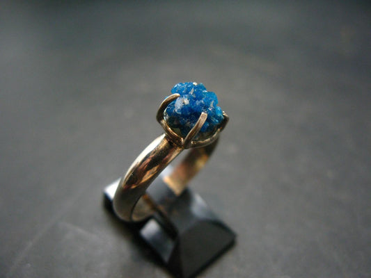 Cavansite Ring From India - 3.93 Grams - Size 9