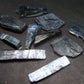 Lot of 10 Vivianite Crystals From Romania - 8.85 Grams