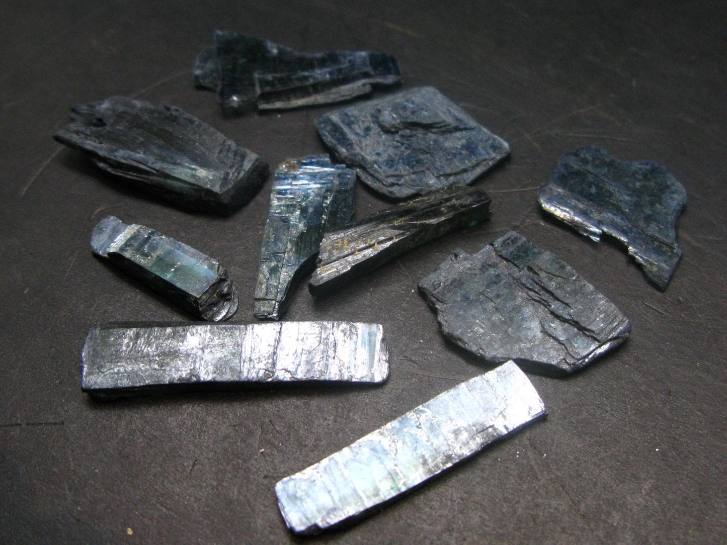 Lot of 10 Vivianite Crystals From Romania - 8.85 Grams