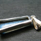 Blue Ice Glacierite Silver Pendant from Indonesia - 1.3" - 4.68 Grams