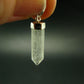 Gem Libyan Desert Glass Tektite Pendant Sterling Silver from Libya - 1.3" - 2.12 Grams