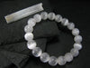 Selenite Genuine Bracelet ~ 7 Inches ~ 10mm Round Beads