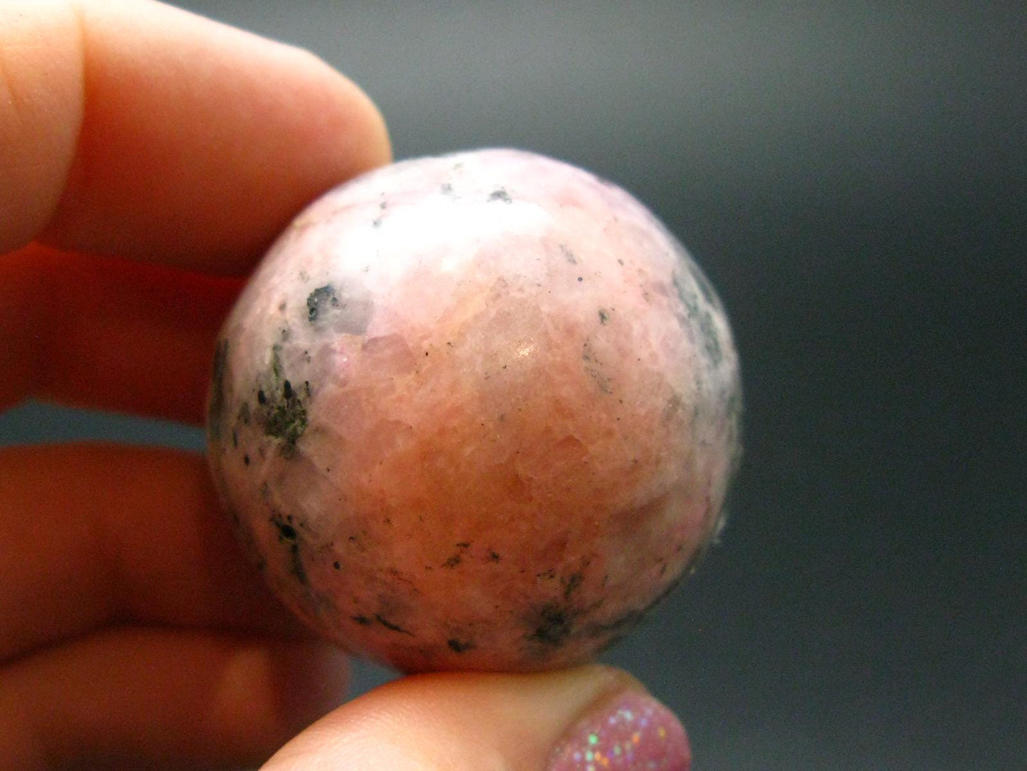 Cobaltocalcite Cobalto Calcite Sphere From Morocco - 1.2"
