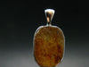 Rare Herderite Crystal Silver Pendant from Brazil - 1.1" - 3.22 Grams