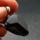 Black Tourmaline Schorl Silver Pendant From Brazil - 1.4" - 7.44 Grams