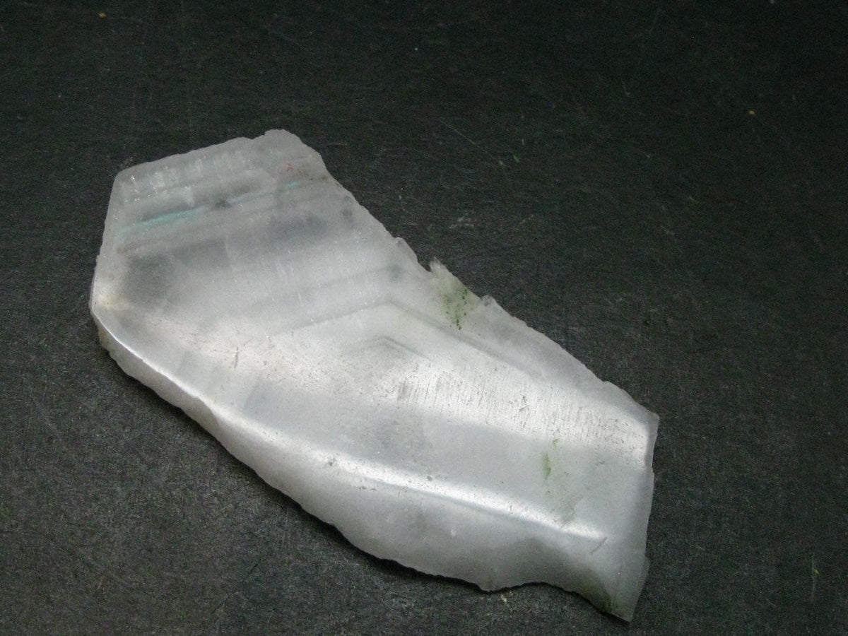 Rare Ajoite in Quartz Crystal Slice from South Africa - 2.7" - 19.44 Grams