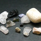 Synergy 12 Set Phenakite Moldavite Natrolite Petalite Danburite Tektite Scolecite Herderite Tanzanite Brookite 47.56 Gr
