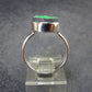 Uvarovite (Green Chromium Garnet) Cluster Silver Ring from Russia - Size 6.5 - 4.71 Grams