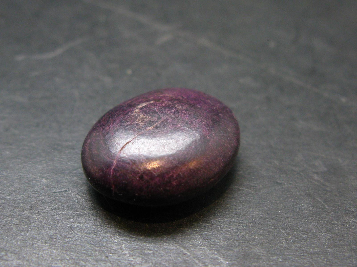 Purple Purpurite Tumbled Stone From Namibia - 0.8" - 6.20 Grams