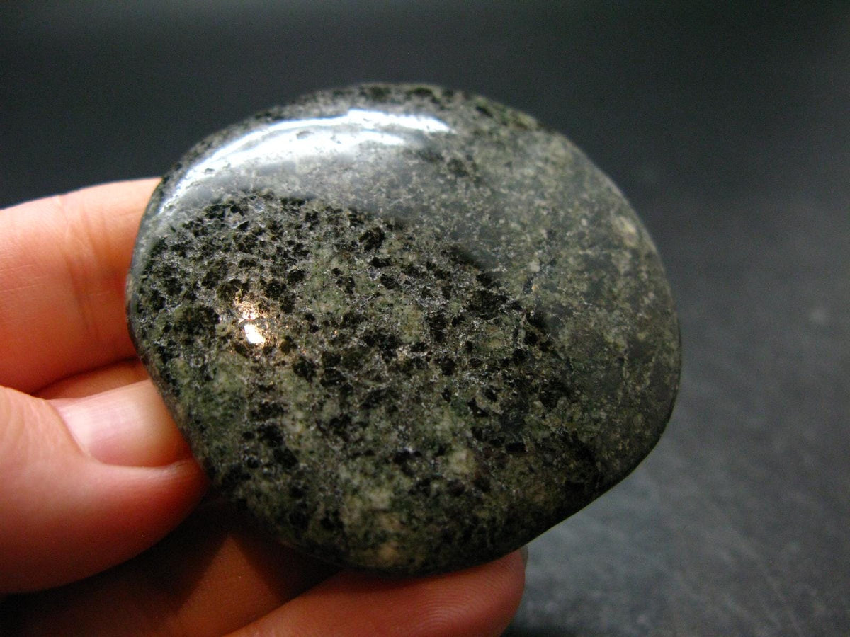 Rare Stonehenge Preseli Bluestone Tumbled Crystal From Wales UK - 1.9" - 39.81 Grams