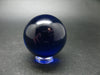 Fine Blue Andara Glass Sphere Ball From California - 1.4" - 66.7 Grams