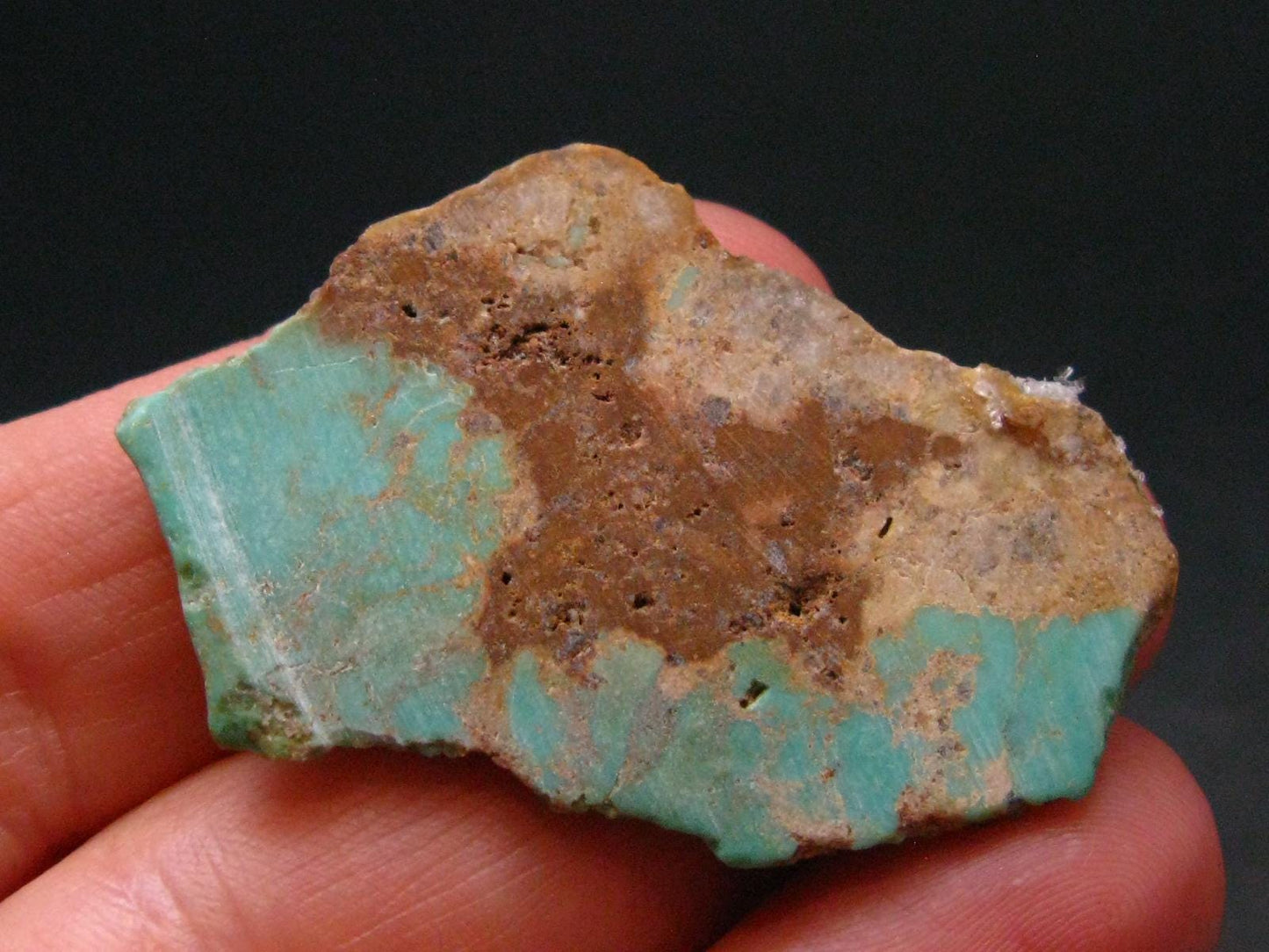Genuine Tumbled Turquoise from Arizona, USA - 1.4" - 4.07 Grams