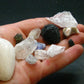 Synergy 12 Set Phenakite Moldavite Natrolite Petalite Danburite Tektite Scolecite Herderite Tanzanite Brookite 52.57 Gr