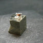 Perfect Pyrite Cube Crystal Silver Pendant from Spain - 0.8" - 8.85 Grams