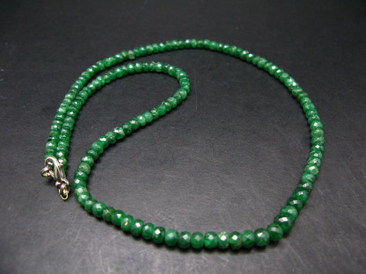 Tsavorite Tsavolite Green Garnet Necklace - 19" - 19.5 Grams