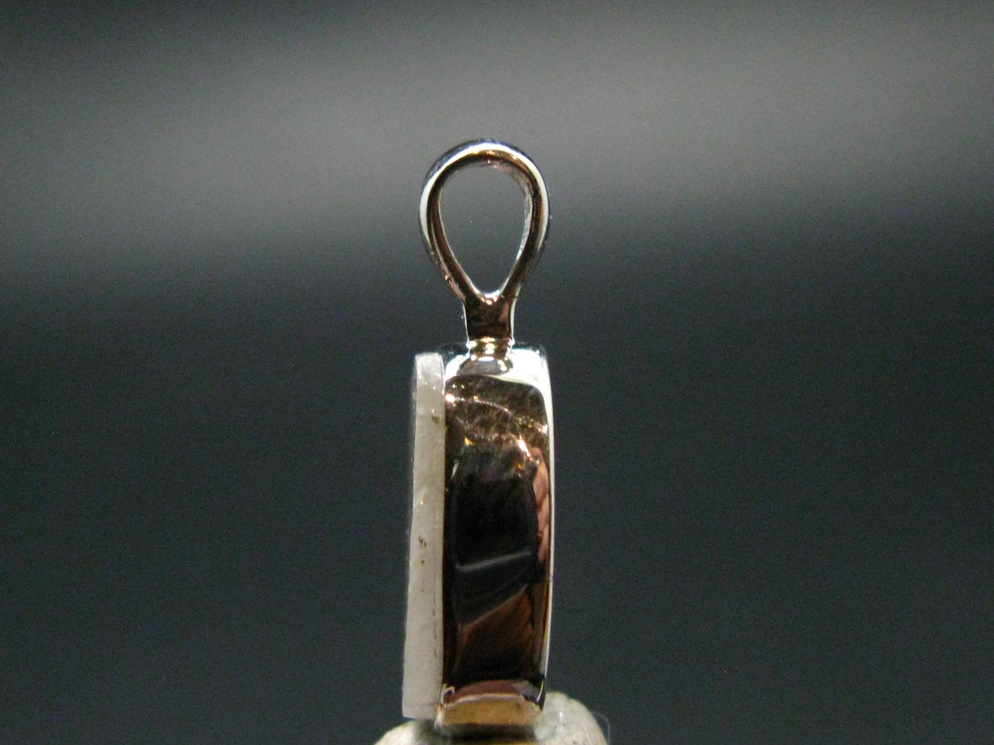 Phenakite Phenacite Crystal Silver Pendant From Russia - 0.7" - 1.13 Grams
