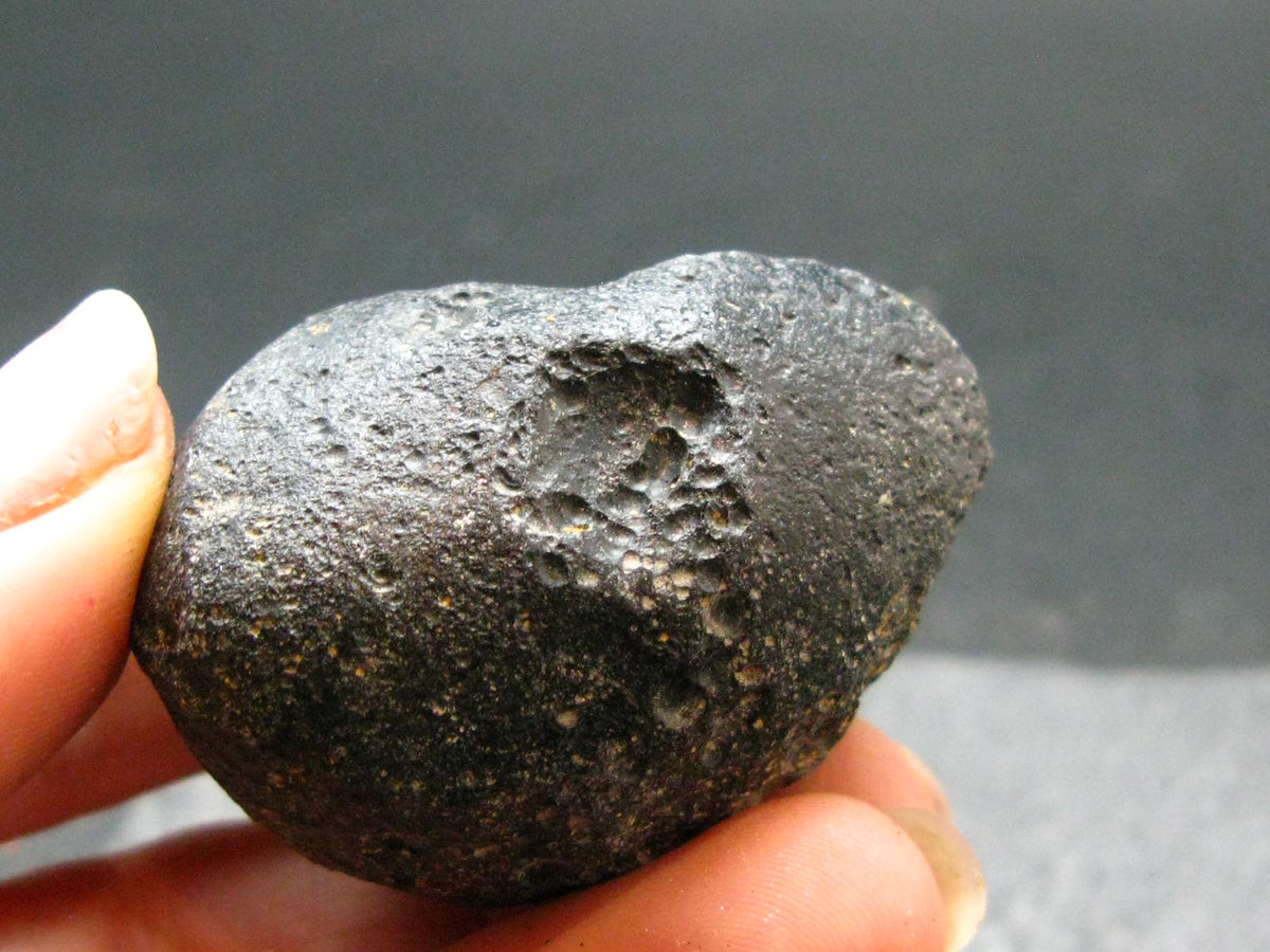 Rare Large Black Tibetan Tektite Raw Piece from Tibet - 1.6" - 37.90 Grams