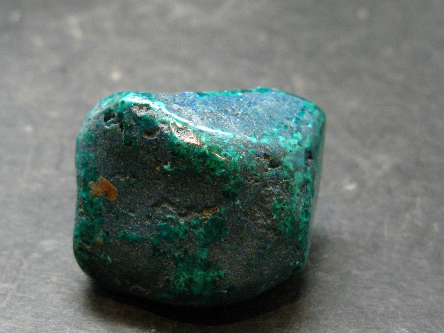 Very Nice Tumbled Dioptase Stone from Congo - 1.2" - 24.15 Grams