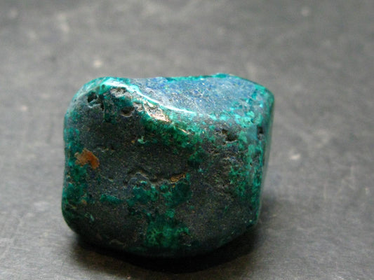 Very Nice Tumbled Dioptase Stone from Congo - 1.2" - 24.15 Grams