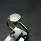 Phenakite Phenacite Crystal Silver Ring From Brazil - Size 6 - 1.77 Grams