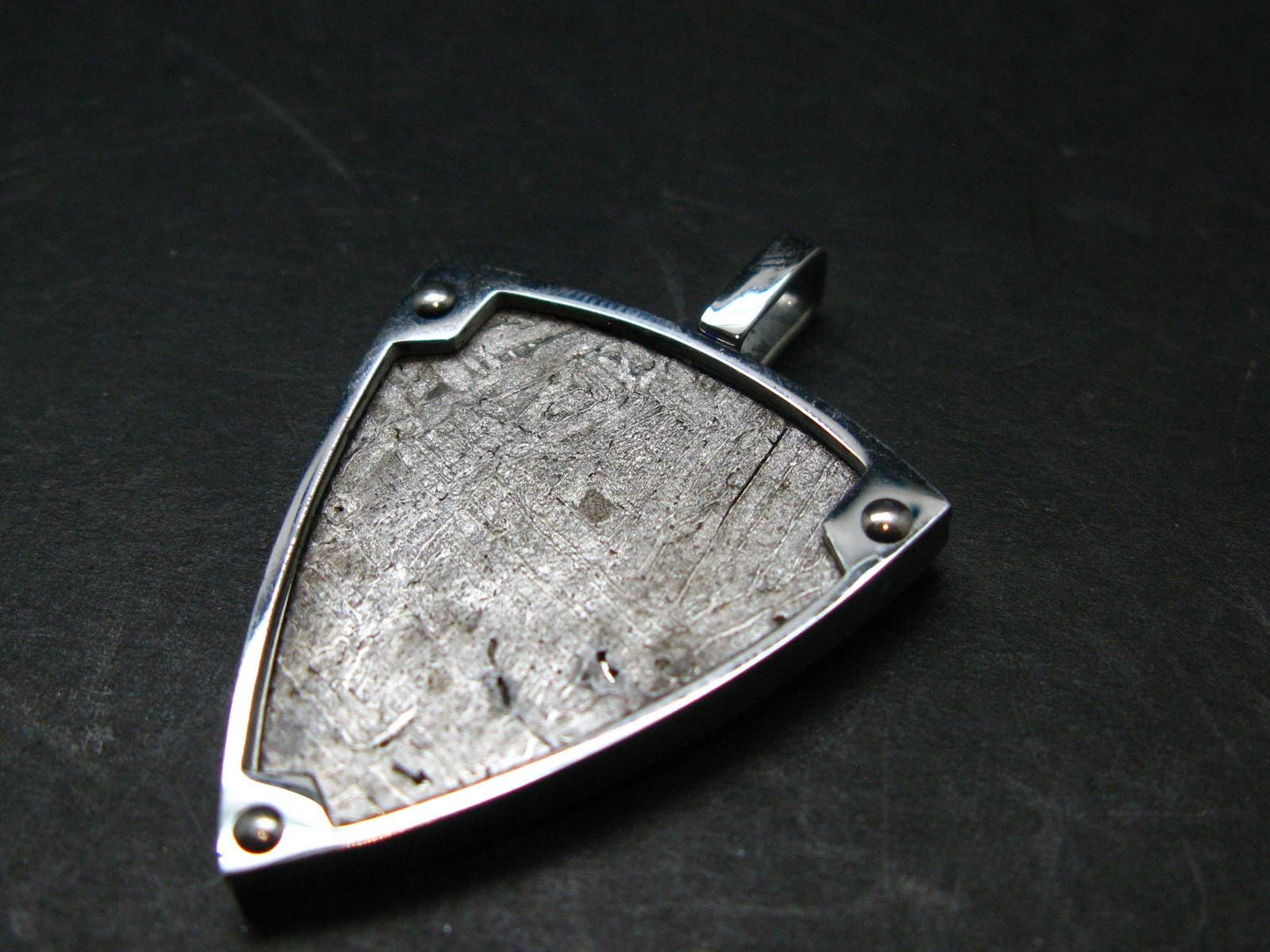 Muonionalusta Meteorite Pendant from Sweden - 1.4"