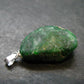 Extremely Rare Natural Maw Sit Sit Crystal Silver Pendant from Myanmar - 1.2" - 5.40 Grams