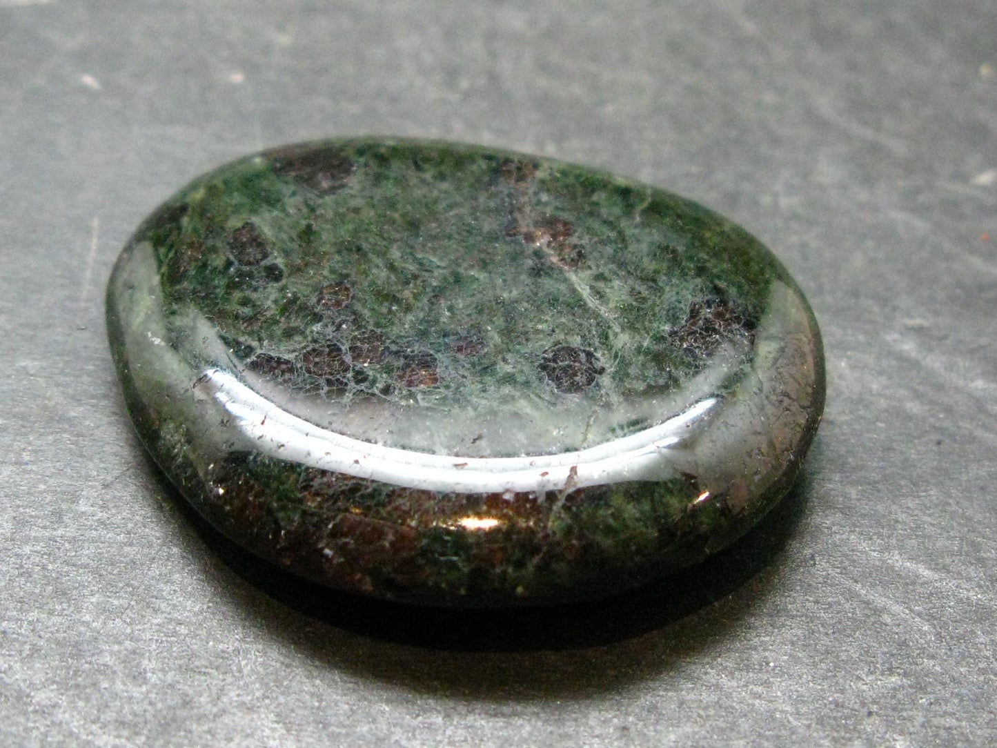 Rare Eclogite Tumbled Stone From Norway - 1.6" - 23.10 Grams