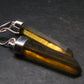 Stunning Natural Unheated Citrine Crystal Earrings from Zambia - 9.64 Grams - 2.1"