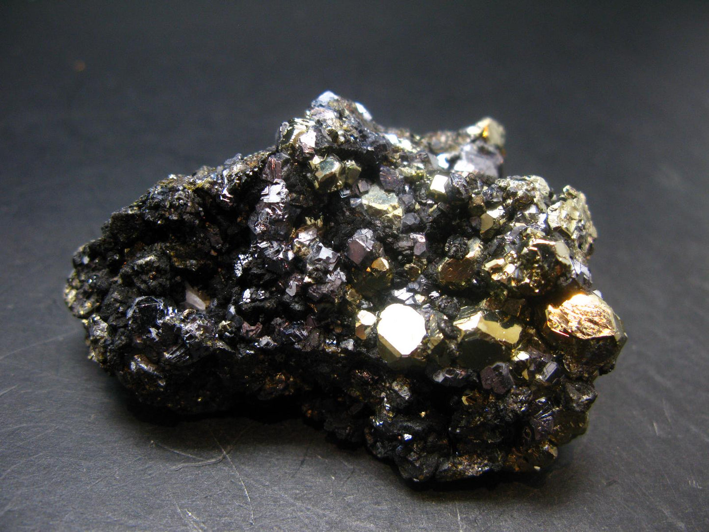 Rare Galena Sphalerite & Pyrite Cluster From Peru - 2.8" - 172.86 Grams