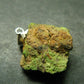 Gaspeite Silver Pendant From Australia - 0.9" - 4.39 Grams