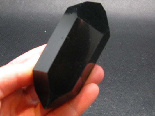 Black Obsidian Polished Stone From Mexico - 3.6"