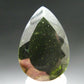 Moldavite Tektite Gem Cut Facetted Stone from Czech Republic - 20.50 Carats - 26x17mm