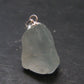 Natural Unheated Raw Gemmy Rich Blue Topaz Pendant from Brazil - 0.9" - 4.0 Grams