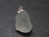 Natural Unheated Raw Gemmy Rich Blue Topaz Pendant from Brazil - 0.9" - 4.0 Grams