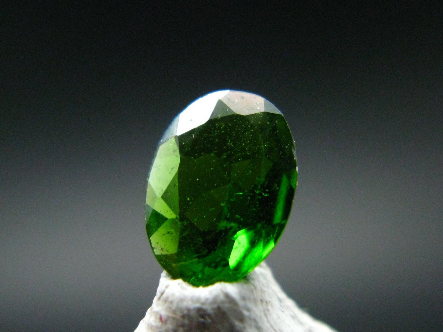 Chrome Diopside Gem Cut Stone From Russia - 0.56 Carats