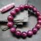 AAA Grade Ruby Genuine Bracelet ~ 7 Inches ~ 12mm Round Beads