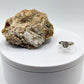 Raw Herderite Sterling Silver Ring – Natural Crystal Statement Band - SIZES: 6,7,8