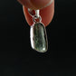 Moldavite Tektite Silver Pendant from Czech Republic - 1.0" - 1.71Grams