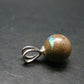 Rare Boulder Opal Silver Pendant from Australia - 0.6" - 1.44 Grams