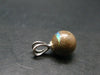Rare Boulder Opal Silver Pendant from Australia - 0.6" - 1.44 Grams